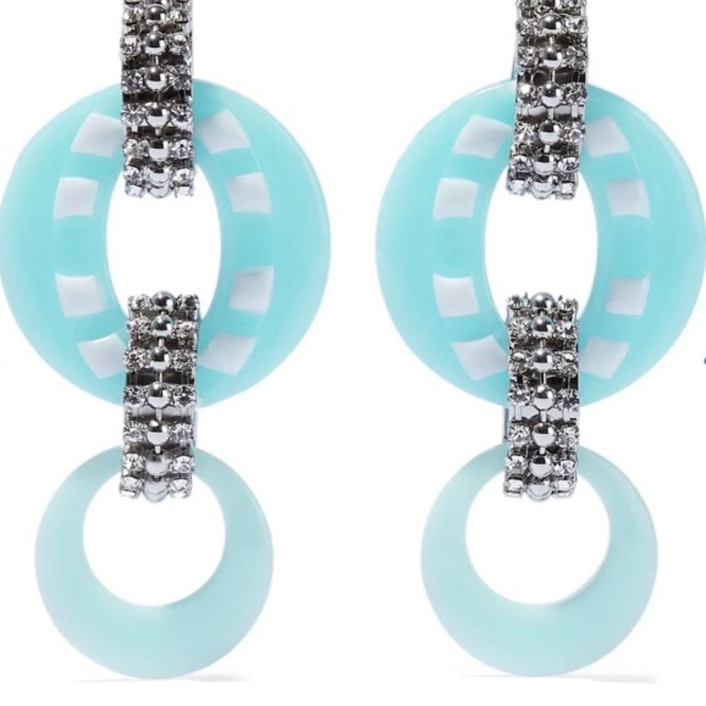 Dannijo Armie Sky Blue Earrings